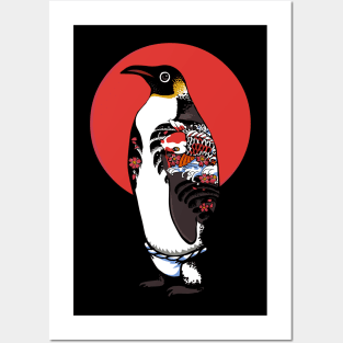 Penguin Yakuza Posters and Art